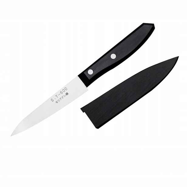 Kanetsune AUS-6 Japonský nůž na ovoce a Zeleniny s dřevěnou pochvou 10,3 cm
