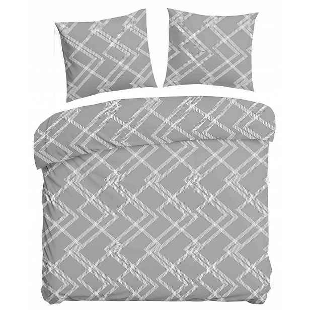 Sada povlečení 220x200, moderní geometrický vzor 71499/1