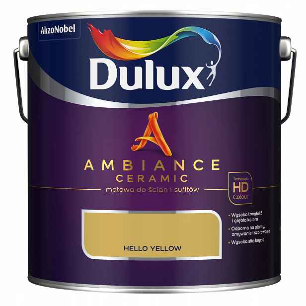 Ambiance Keramická Průmyslová Barva Hello Yellow 2,5 l Dulux