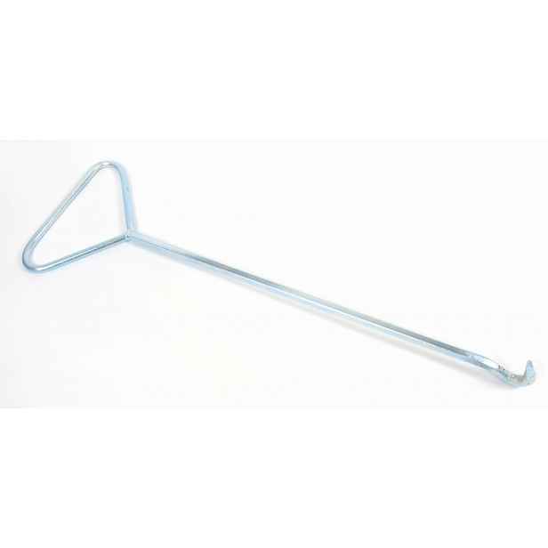 Kanalizační hák 80 cm kovaný, dvouruční