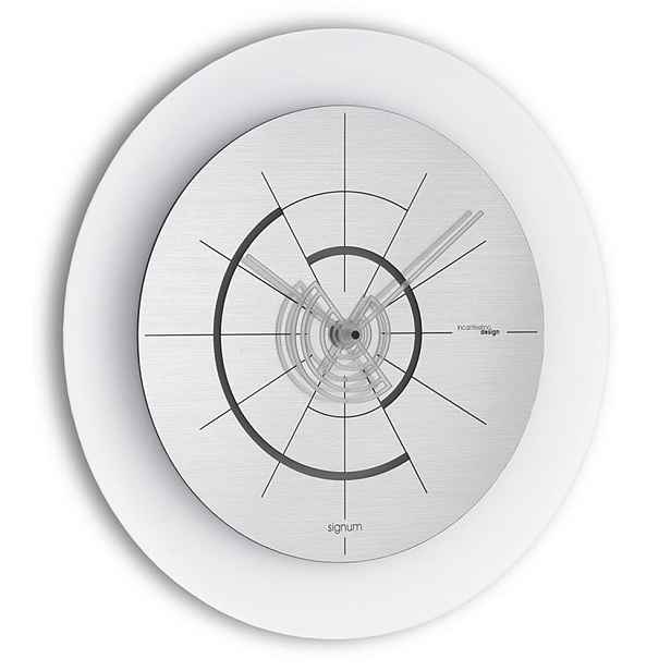 Designové nástěnné hodiny I559M chrome IncantesimoDesign 40cm