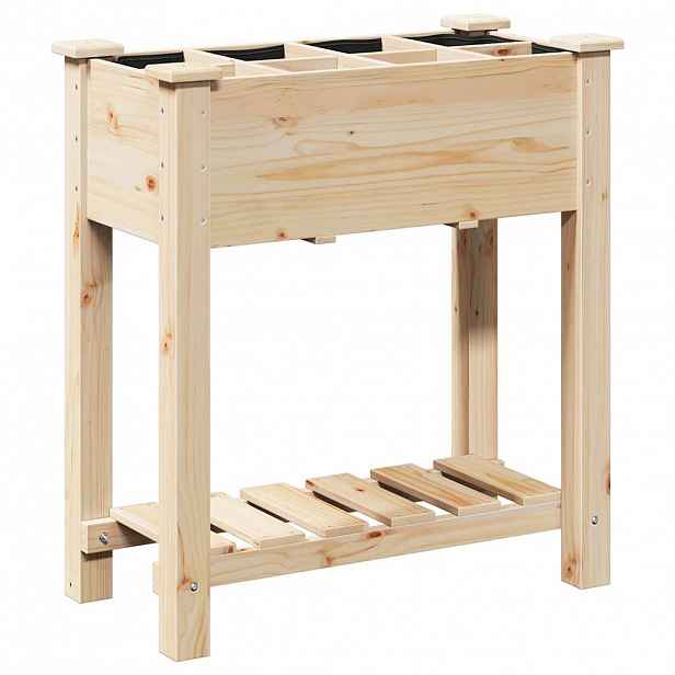 vidaXL Zahradní pěstebník Béžová 71 x 37 x 76,5 cm