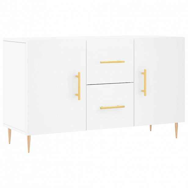 vidaXL Příborník bílý 100 x 36 x 60 cm kompozitní dřevo