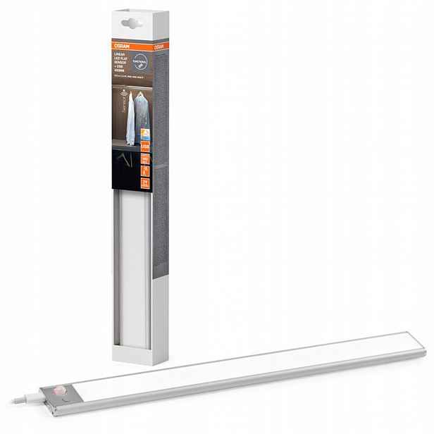 Led podskříňová nábytková lampa Snímač pohybu soumraku 3.2W Cct 200lm Osram