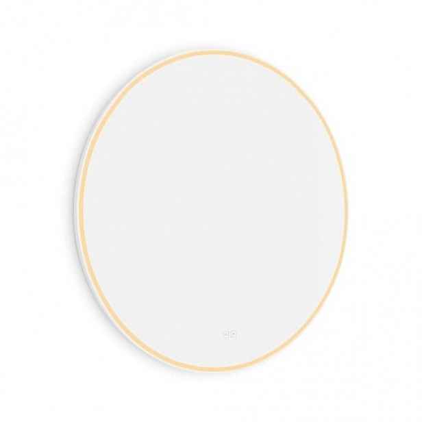 Nimco Bílé kulaté LED zrcadlo pr. 90 mm dotykový senzor bílá ZPB 28003RVX-05