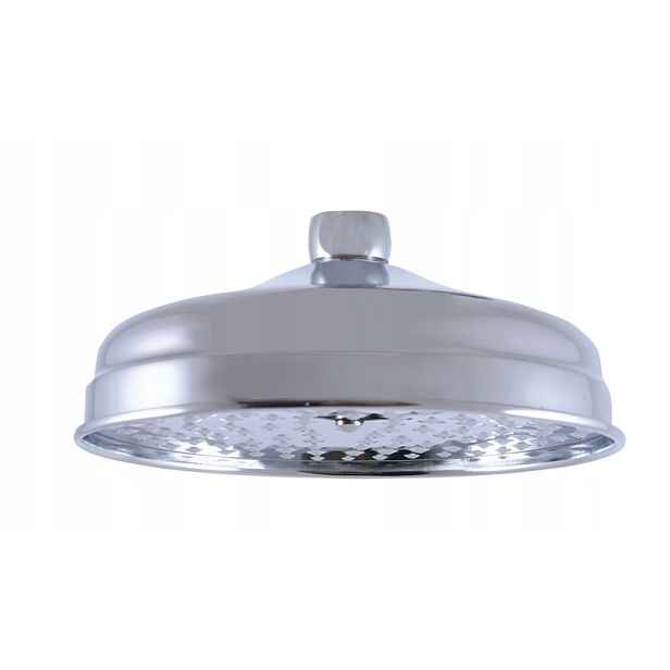Rav Kulatá kovová sprchová hlavice 20 cm, Barva: chrom (KS0020)