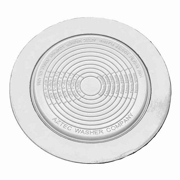 Těsnící límec Master Flash Low Profile 1 (0-101 mm) Bílý Silikon