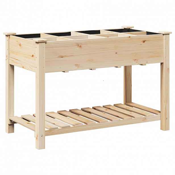 vidaXL Zahradní pěstebník Béžová 115 x 59 x 76,5 cm