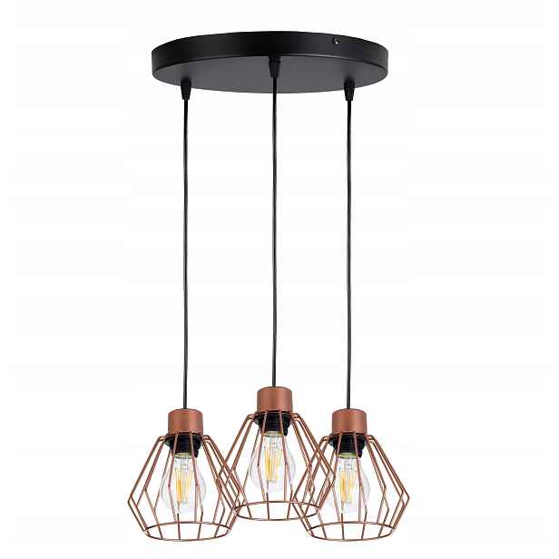 Závěsná lampa závěsný lustr loft briliant 3