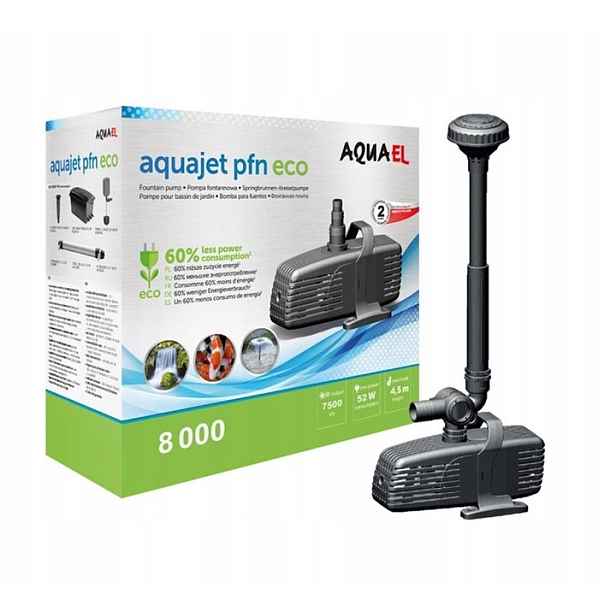 Aquael Fontánová pumpa do jezírka PFN-8000 Eco