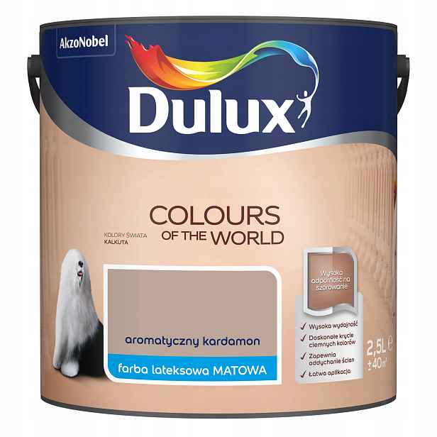 Dulux Barvy světa barva Aromatický kardamom mat 2,5L
