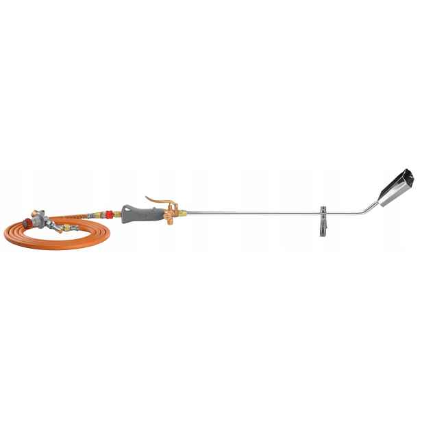 Hořák s širokým dosahem plamene Koma P4 180 mm L700 Reduktor 912 l hadice 5 m
