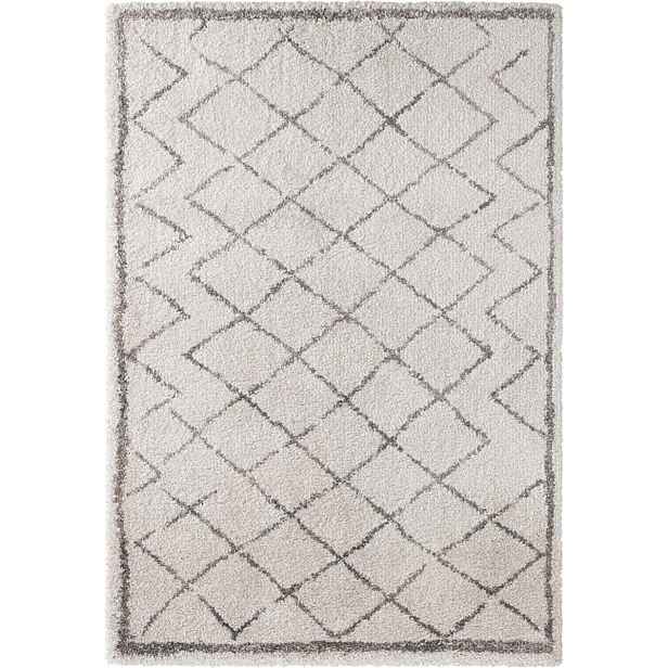 Koberec shaggy Mint Rugs krémově šedý 120 x 170 cm