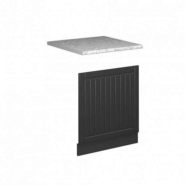 Vicco PŘEDNÍ PANEL Fame-Line Tmavě šedá 60 cm , PD Mramor
