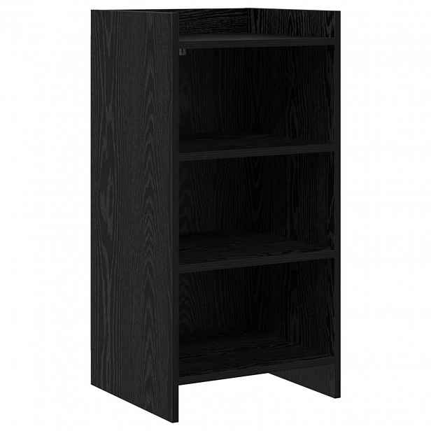 vidaXL Servírovací skříň Černý dub 40 x 36 x 80 cm Kompozitní dřevo