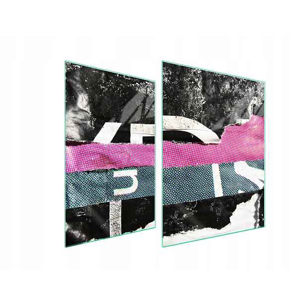 7v1 skleněná ochranná deska na sporák 70x52 Pop Art