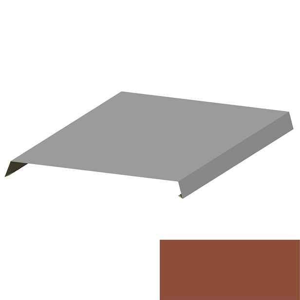 Atikový plech RS625S PU 50 MAX MM133 cihlová