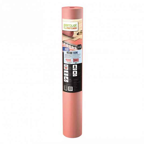 Podložka pro podlahy Basic Mercado Thermo Roll 1,6mm 11m2