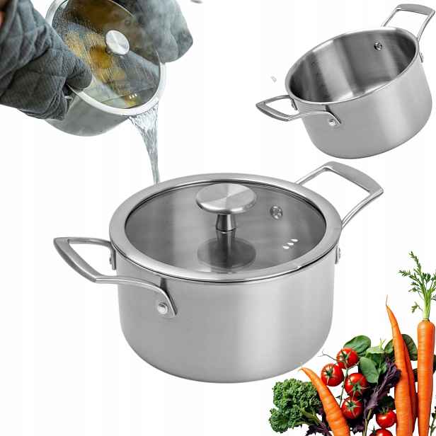Remoska Proxima Hrnec Z Nerezové oceli 24 cm 5 l