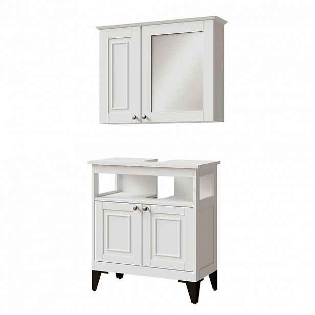 Vicco KOUPELNOVÝ NÁBYTEK Vanity, Bílá, 2dílná