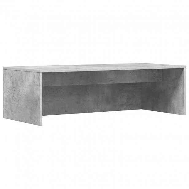 vidaXL Nástěnný stolek Betonově šedá Kompozitní dřevo 100 x 45 x 30 cm