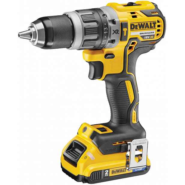 Šroubovák vrtací s příklepem AKU DeWALT DCD796D2