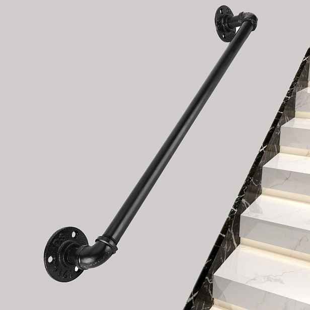 Schodišťové zábradlí trubkové 100 cm pro montáž na stěnu