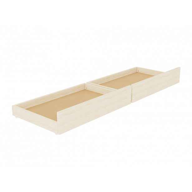 Benlemi Dvojitý úložný šuplík STORAGE pod postel na kolečkách Zvolte barvu: Pastelově růžová, Zvolte rozměr: 55x170 cm (pod postel o délce 180 cm), Z…
