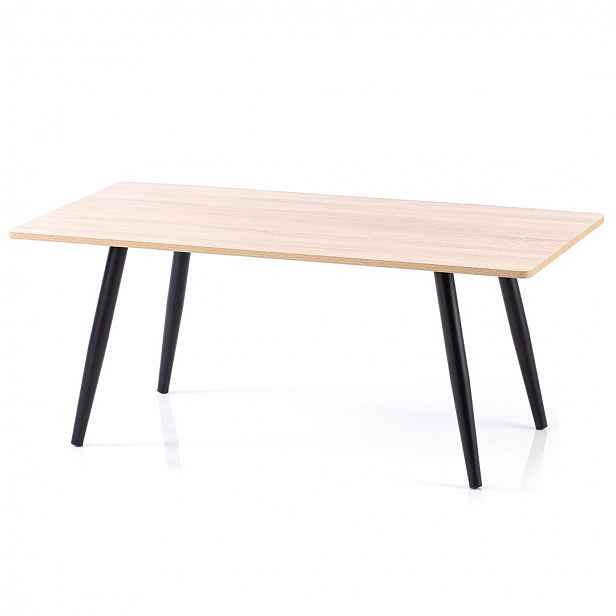 Konferenční stůl s deskou v dekoru dub PYXE 110x55 cm