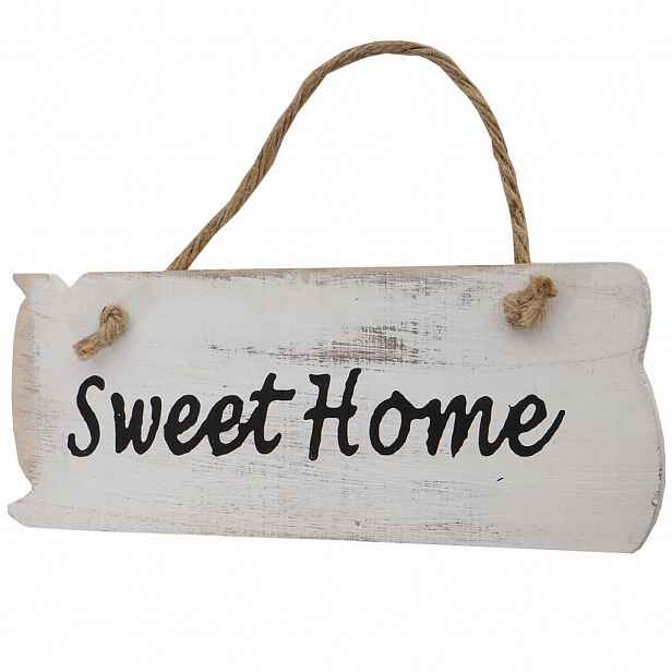 MCW NÁSTĚNNÝ ŠTÍT MY OWN PLACE SHABBY-LOOK Čistě bílý