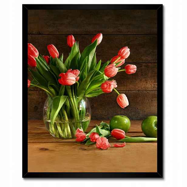 Plakáty v rámu 40x50 Červené tulipány