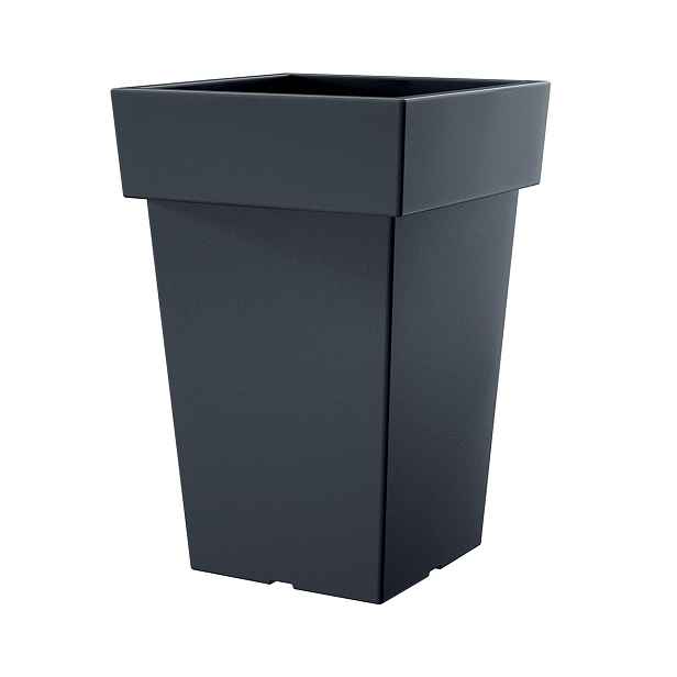 Prosperplast Květináč Lofly Sweet tmavě šedý, varianta 19,3 cm