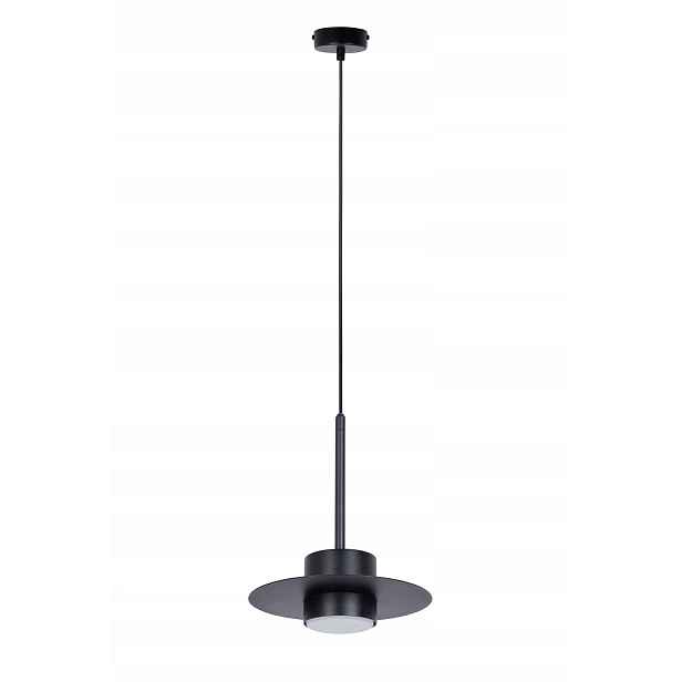 Závěsná lampa minimalistická černá kulatá 20 cm do kuchyně jídelny Sigma