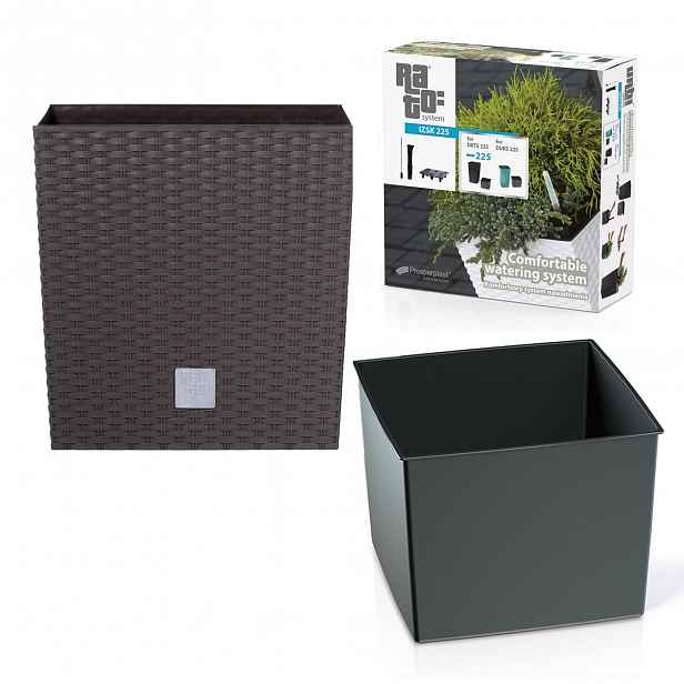 Velký květináč zavlažováním Rattan 40x40cm Umbra
