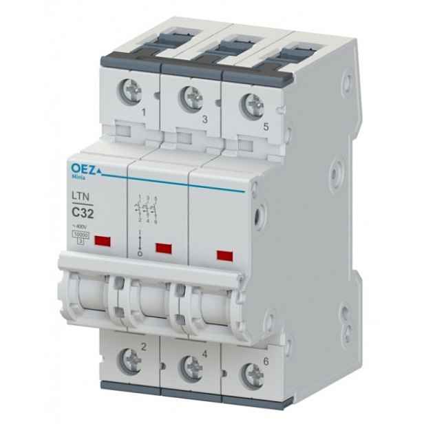 Jistič OEZ LTN-40C-3 10 kA C 40 A