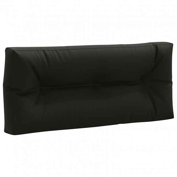 vidaXL Polštář na paletu VIANEN 100% polyester Černá 120 x 60 x 12 cm