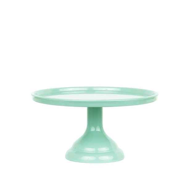 Patrový Podnos Na Zákusky Dort A Little Lovely Co Mint mátová kulatá 23.5 cm