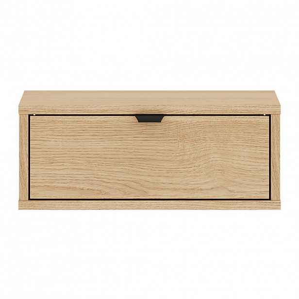 Selsey NOČNÍ stolek HEGGERS se zásuvkou dub mavelie, 45 cm