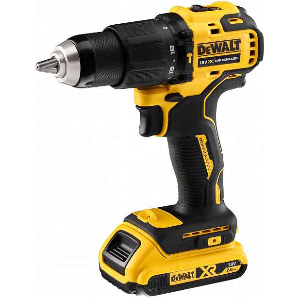 Šroubovák vrtací s příklepem AKU DeWALT DCD709D2T