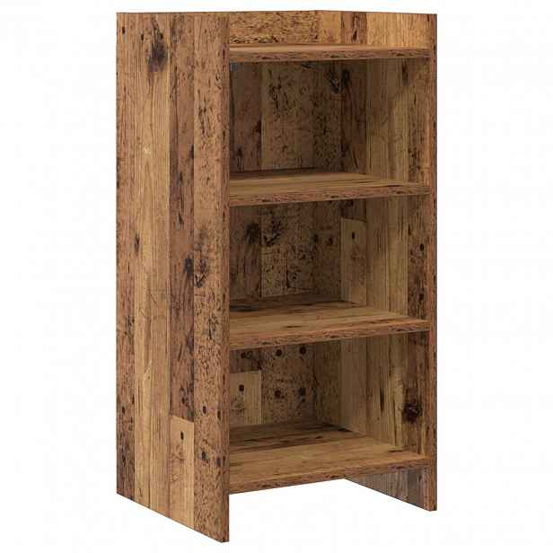 vidaXL Servírovací skříň Staré dřevo 40 x 36 x 80 cm Kompozitní dřevo