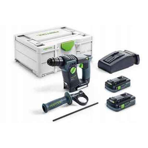 Festool Aku Vrtací Kladivo Bhc 18 Hpc 4,0 I -plus Vrtací Kladivo Sada XXL
