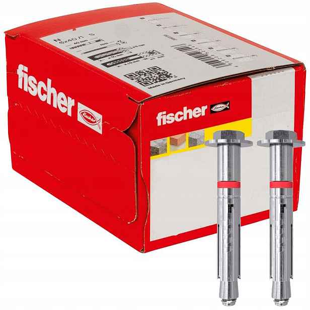 Fischer Kotva pro vysoké zatížení Ta M12 T/25 S pro průchozí instalaci 20 Ks