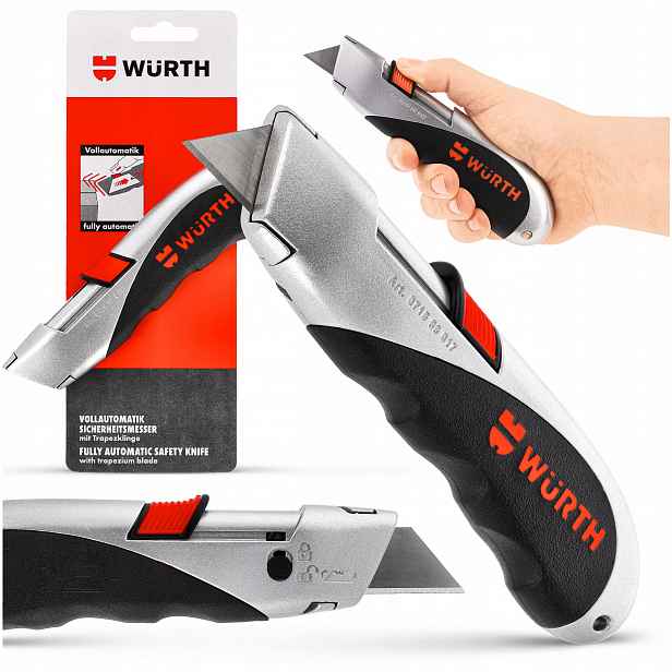 Nůž pro tapety S2 Wurth Montérská tapeta Vyměnitelné čepele 160 mm