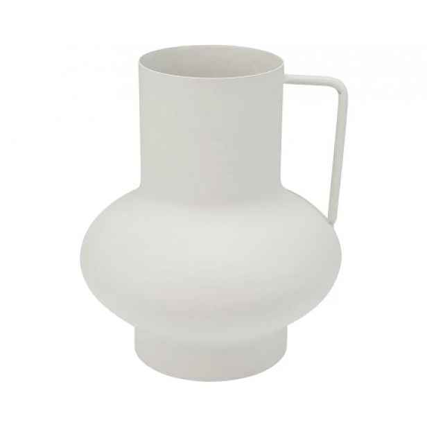 Váza 15 cm, bílý zinek