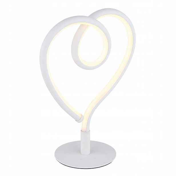Dekorativní stolní lampa bílé srdce jako dárek Led 6W Amore Globo
