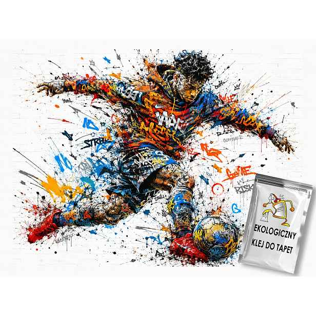 Fototapeta Flizelina Graffiti Fotbal Sport Zápas Pohyb 416x290 130g