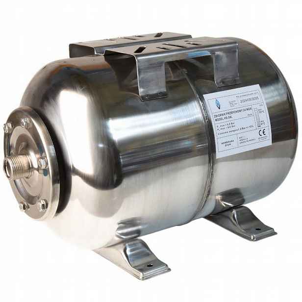 Hydroforová Nádrž Z Oceli 24L Inox S Membrána Epdm 8 bar Trvanlivá