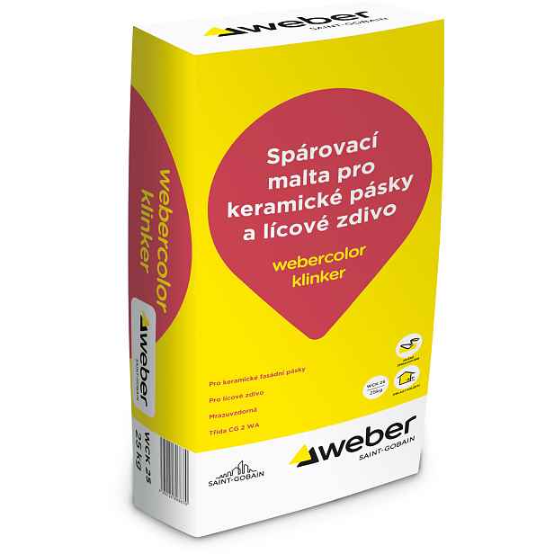 Malta spárovací webercolor klinker 25 kg