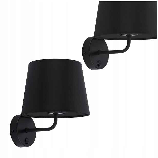 Nástěnná lampa Černá Maja 15W Metal Elegantní design Tk Lighting