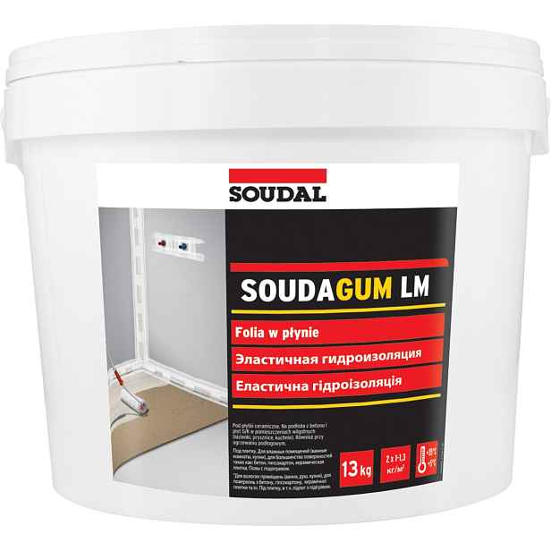 Soudal Membrána vodotěsná Soudagum LM 13 kg